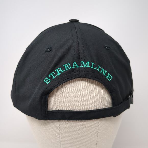 '95 Familian Northwest Streamline 5 Panel Cap Black One Size Adjustable d&D - Picture 6 of 9